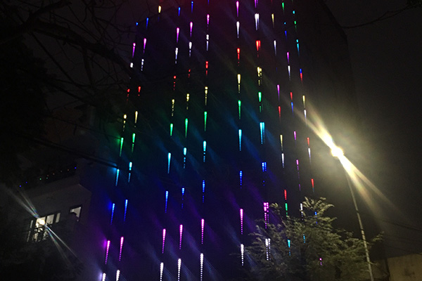 led trang trí tòa nhà